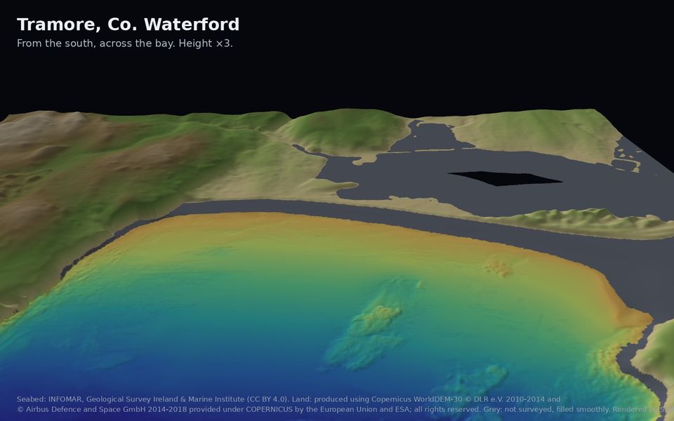 Tramore Bay in 3D